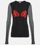 Loewe - Floral jersey top
