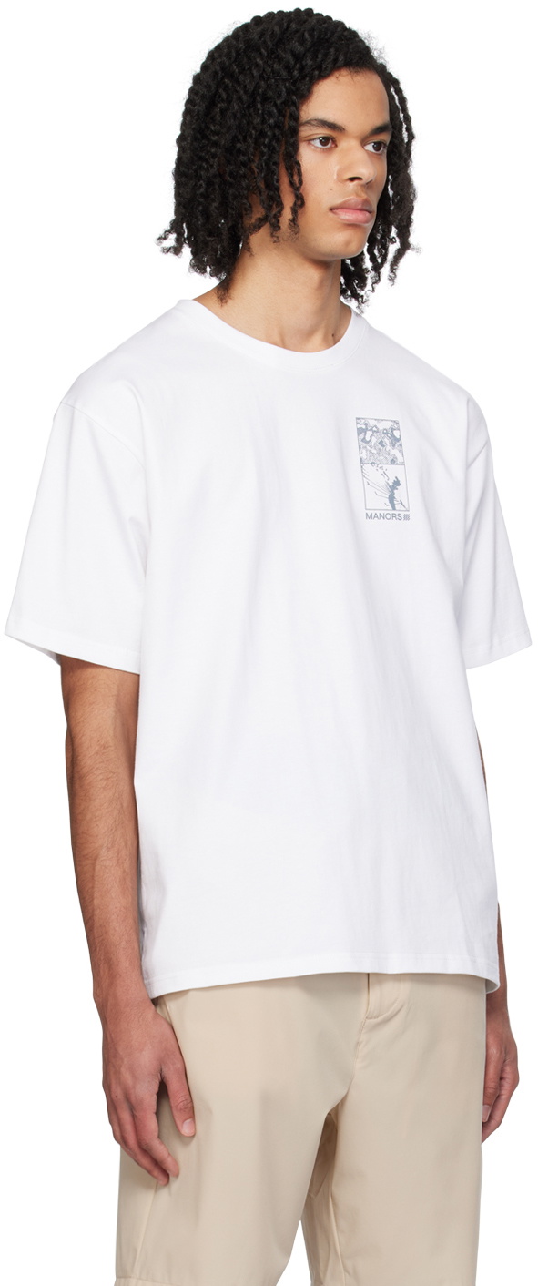 Manors Golf White Swing Thoughts T-Shirt