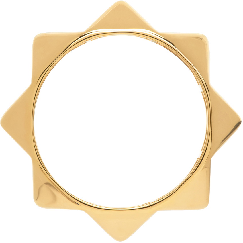 Valentino Garavani Gold Rockstud Ring