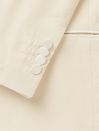 Paul Smith - Cream Soho Slim-Fit Satin-Trimmed Velvet Tuxedo Jacket - Neutrals