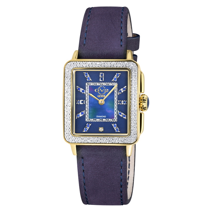 Photo: GV2 by Gevril Padova Gemstone Diamond Mother of Pearl Dial Ladies Watch 12333S