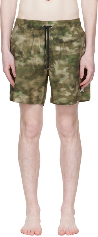 Photo: AMIRI Kahki Camo MA Swim Shorts