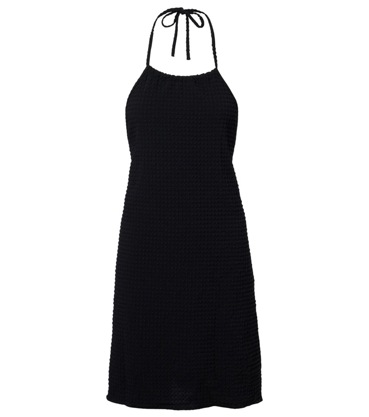 Photo: Hunza G Halterneck seersucker minidress