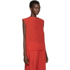 Damir Doma Red Net Tetrix Blouse