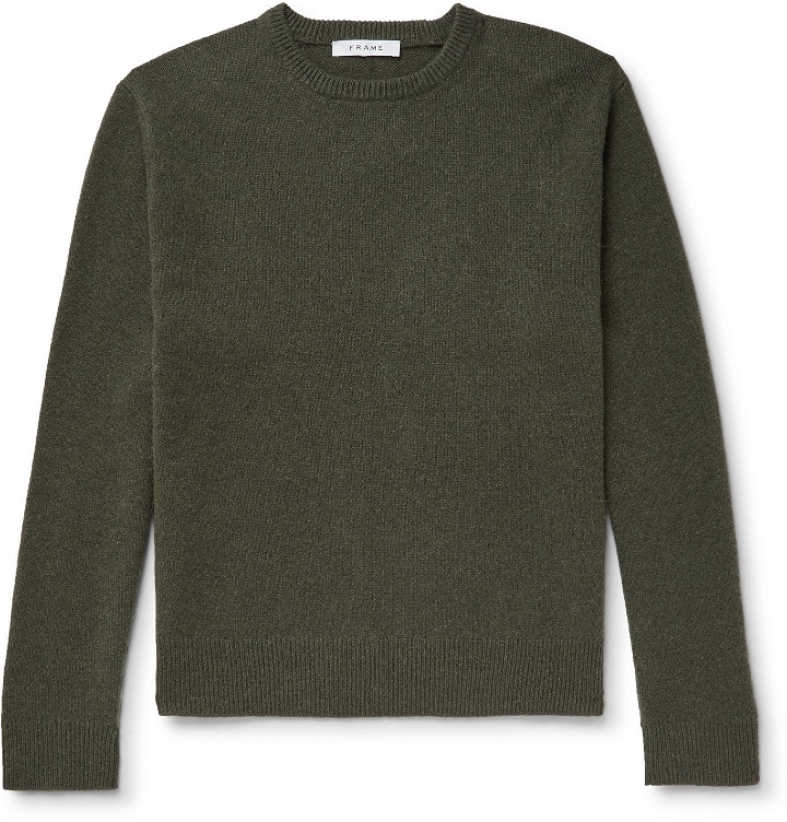 Photo: FRAME - Cashmere Sweater - Green