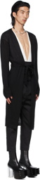 Rick Owens Black Sascha Cardigan