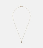 Persée Alphabet A 18kt gold necklace with diamonds