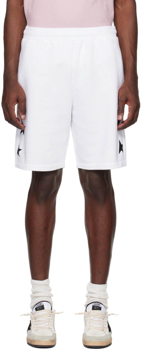 Golden Goose White Diego Shorts