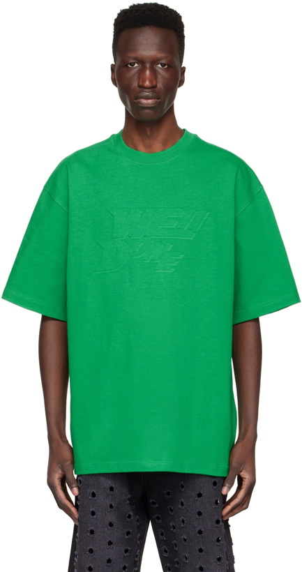 Photo: We11done Green Cotton T-Shirt
