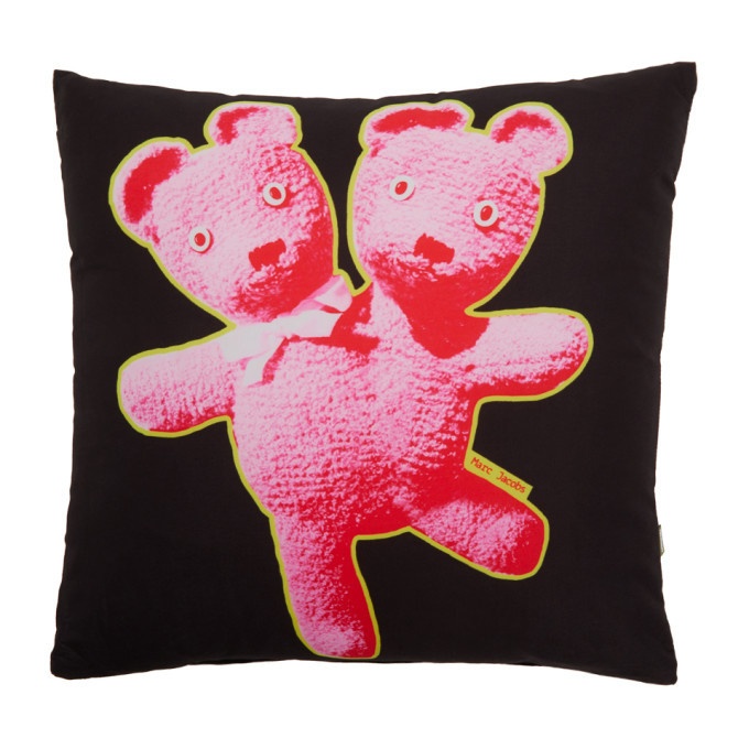 Marc Jacobs Black Heaven by Marc Jacobs Double Headed Teddy Pillow