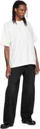 VETEMENTS Off-White Scribbled Logo Oversized T-shirt