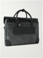 Bennett Winch - Suede and Leather Briefcase