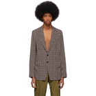 Dries Van Noten Brown Unlined Blazer