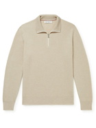 Brunello Cucinelli - Cashmere Half-Zip Sweater - Neutrals