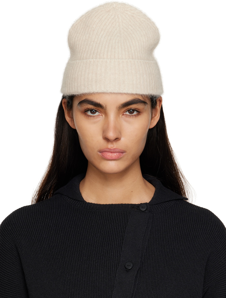 Nothing Written SSENSE Exclusive Beige Cloud Beanie