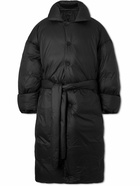 Entire Studios - RBI Belted Padded Shell Down Coat - Black