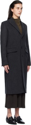 Filippa K Gray 93 Slim Wool Coat