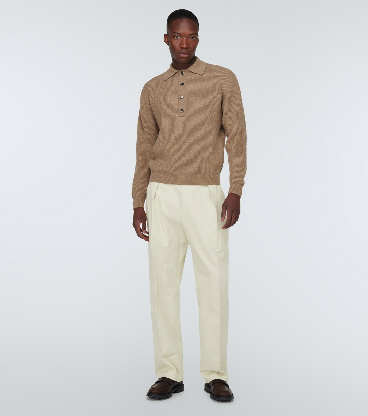 Loro Piana Reinga cotton-blend gabardine pants