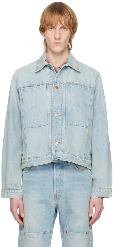 Photo: CARSON WACH Blue J1 Studio Denim Jacket