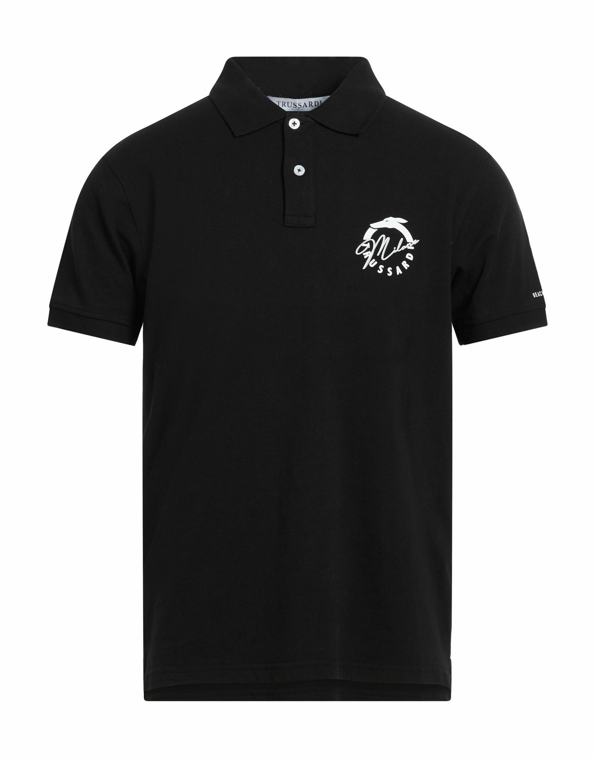 Trussardi Mens Polo shirt in Black