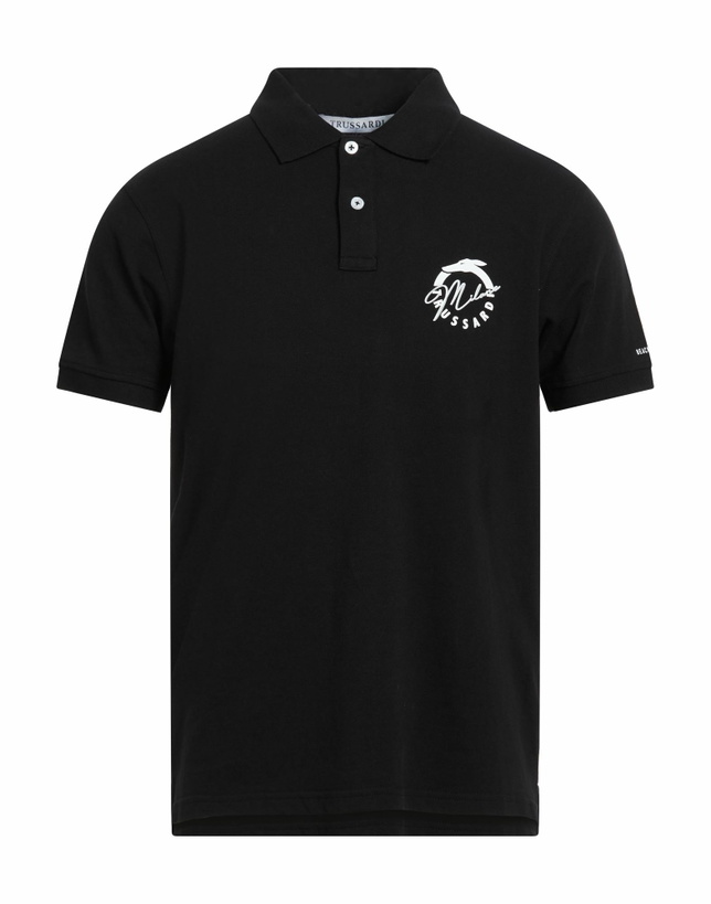 Photo: Trussardi Mens Polo shirt in Black