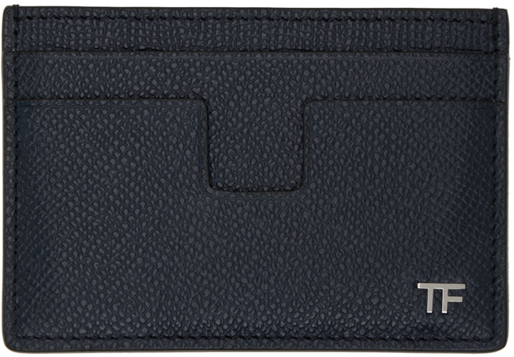 Photo: TOM FORD Navy Classic Card Holder