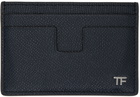 TOM FORD Navy Classic Card Holder