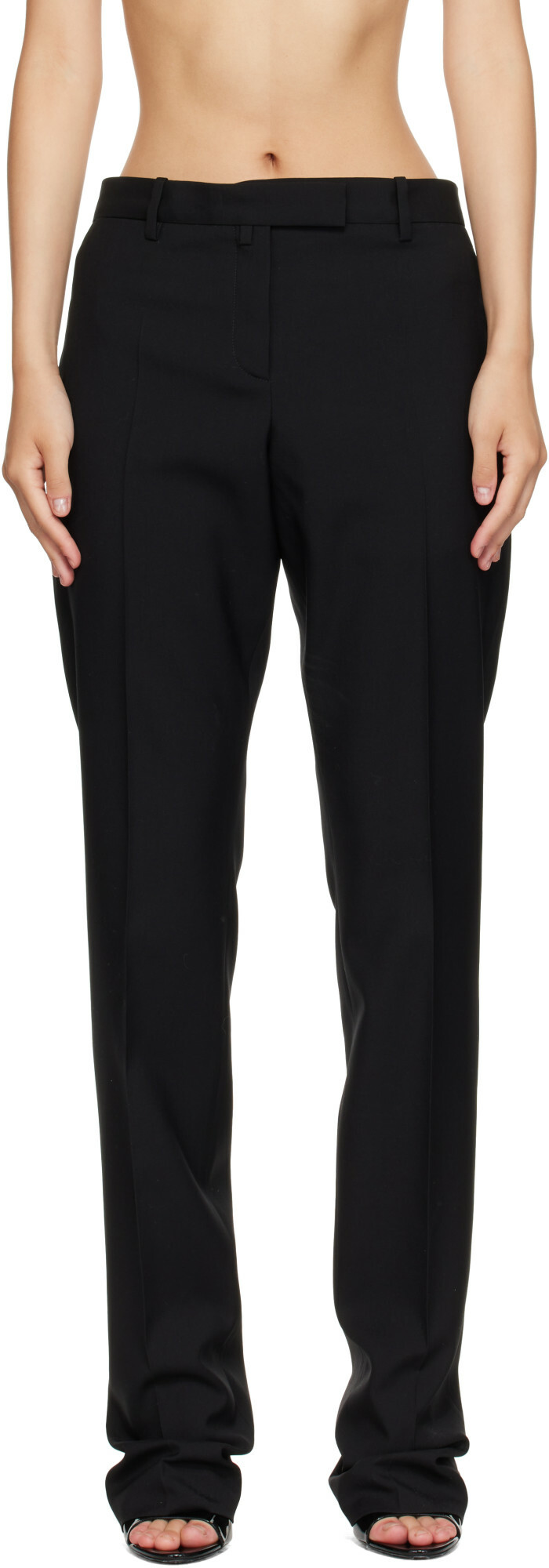 Calvin Klein Collection Black Erin Trousers