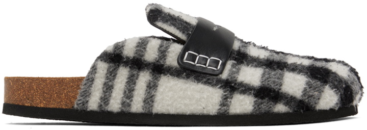 Photo: JW Anderson Black & White Check Loafers