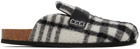 JW Anderson Black & White Check Loafers