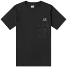C.P. Company Men's Pocket Logo T-Shirt in Black
