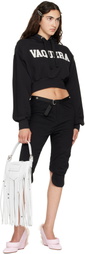 VAQUERA White Mini Fringe Bag