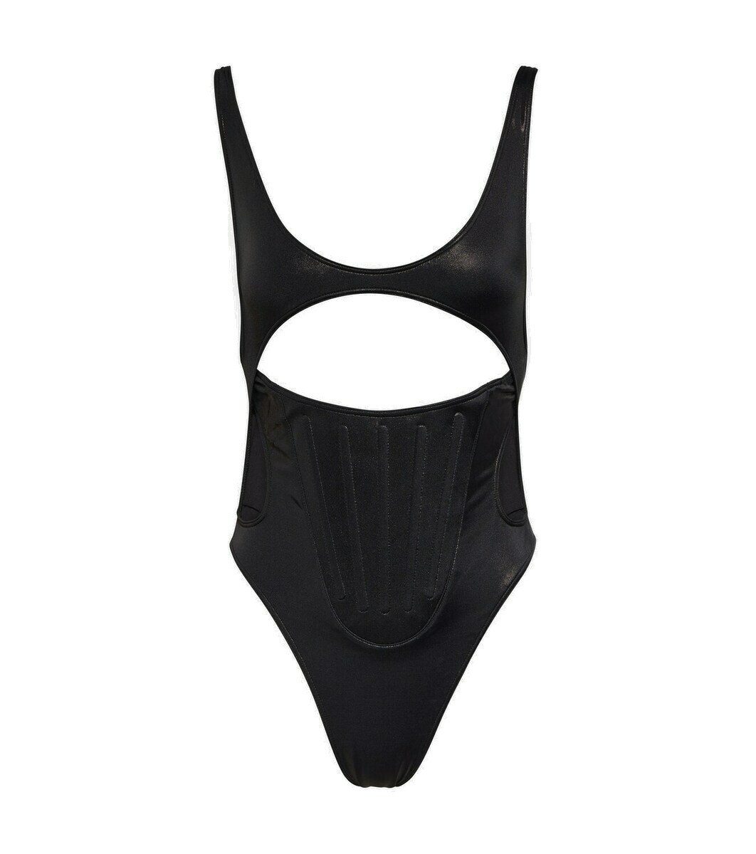 Mugler Cutout swimsuit Mugler