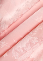 Reformation Frankie Floral-jacquard Satin Maxi Dress Light Pink