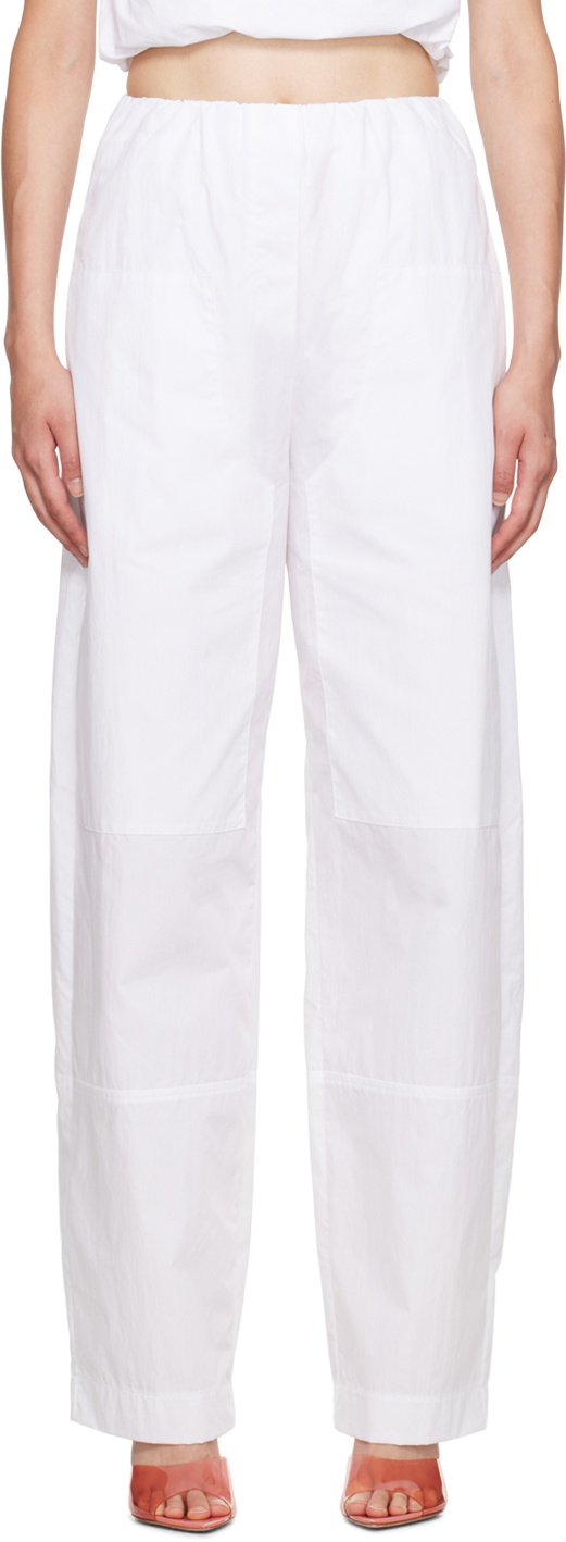 Photo: Paris Georgia SSENSE Exclusive White Cocoon Trousers