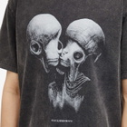 Han Kjobenhavn Men's Aliens Kissing Boxy T-Shirt in Dark Grey