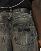 Boiler Room CUT OFF DENIM SHORT Black Mens Casual Short