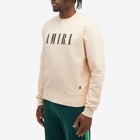 AMIRI Men's Core Logo Crew Sweat in Cream Tan