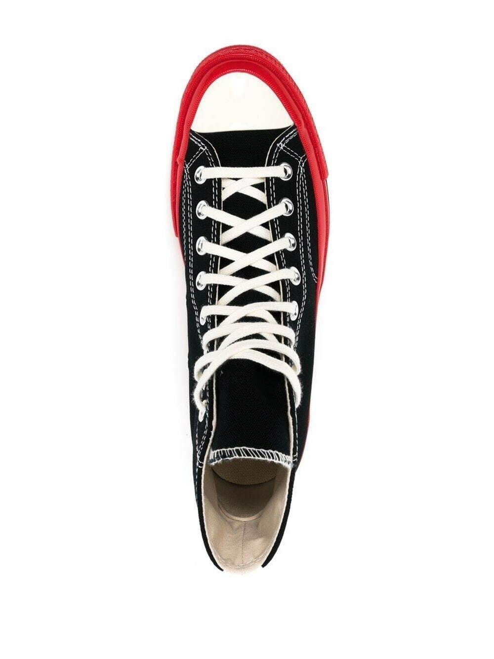comme des garcons high top sneakers