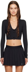 Alo Black Whisper Cardigan