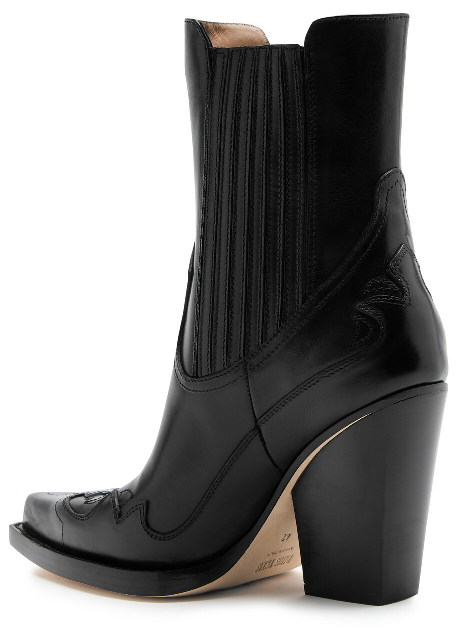 Paris Texas Dallas 100 Leather Ankle Boots Black Paris Texas