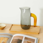 HAY Glass Jug - Large in Charcoal 