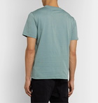 Maison Margiela - Logo-Appliquéd Organic Cotton-Jersey T-Shirt - Green