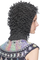 Rui Gray Fringed Balaclava