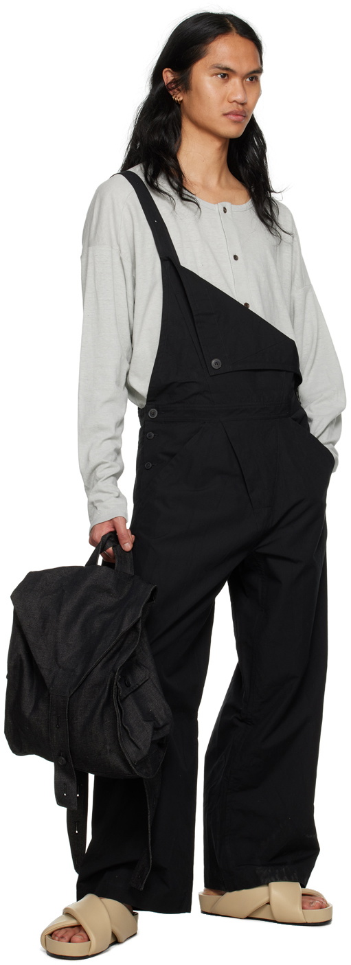 Jan-Jan Van Essche Black O-Project Denim Backpack