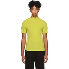 Spencer Badu Yellow Mock Neck T-Shirt