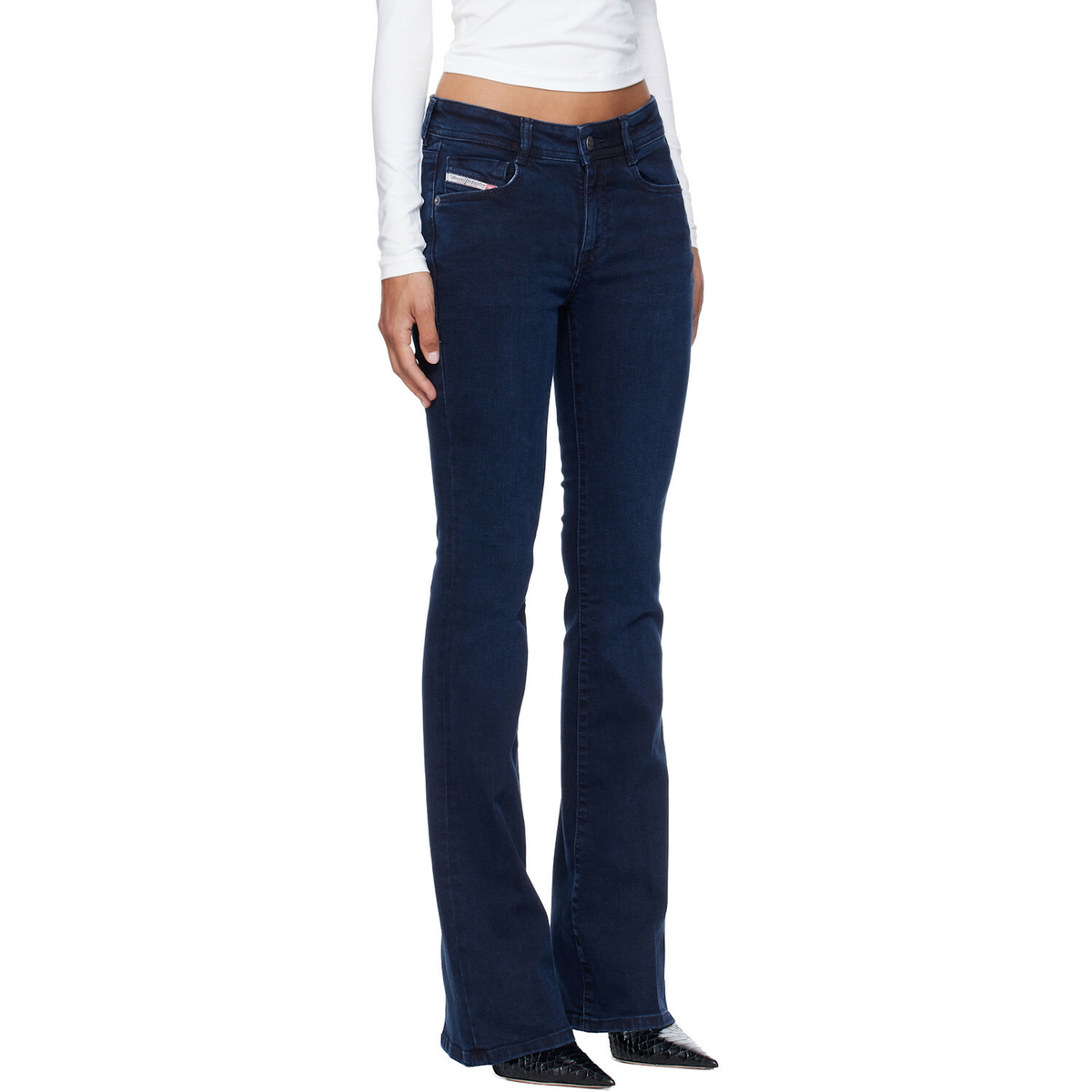 Diesel Navy Bootcut Low Waist 1969 D-Ebbey Jeans