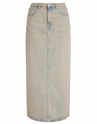 Samsøe Φ Samsøe Womens Denim skirt in Blue