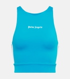 Palm Angels - Logo racerback sports bra