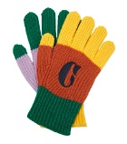 Bobo Choses - Colorblocked wool gloves